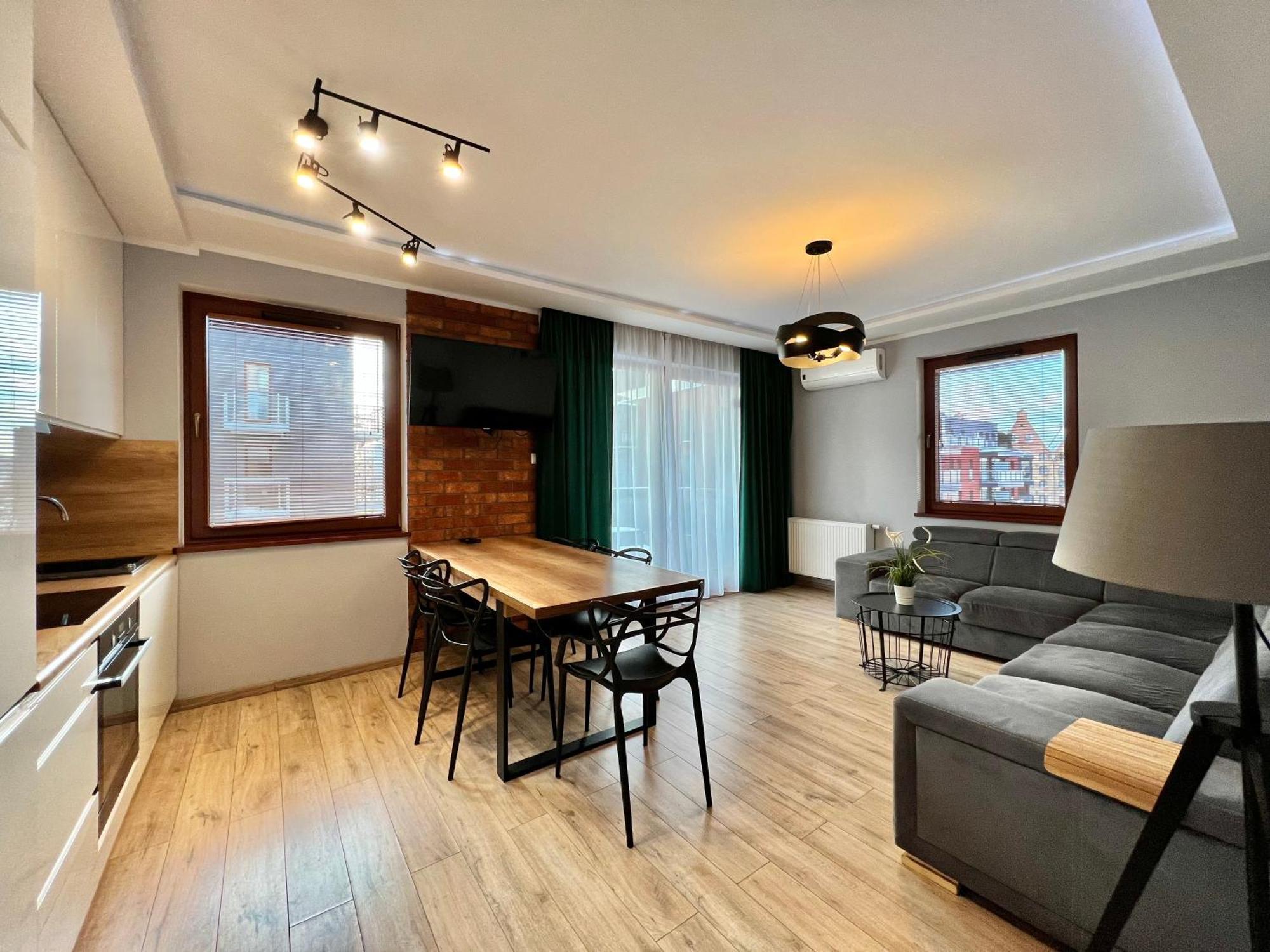 Stylish Apartment Oldtown Riverview Balcony Gdańsk Exterior foto